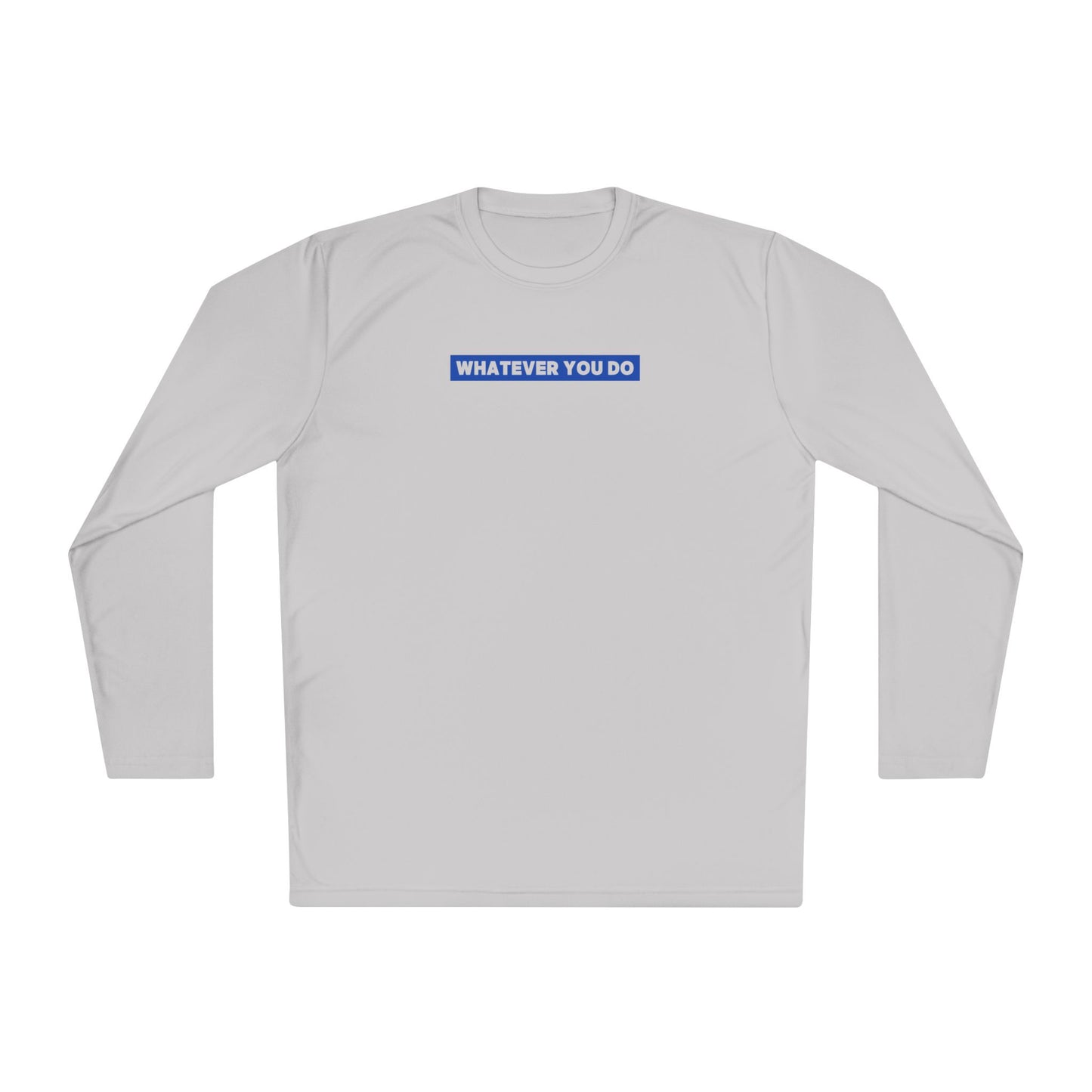 Block Border Text Performance Long Sleeve Tee
