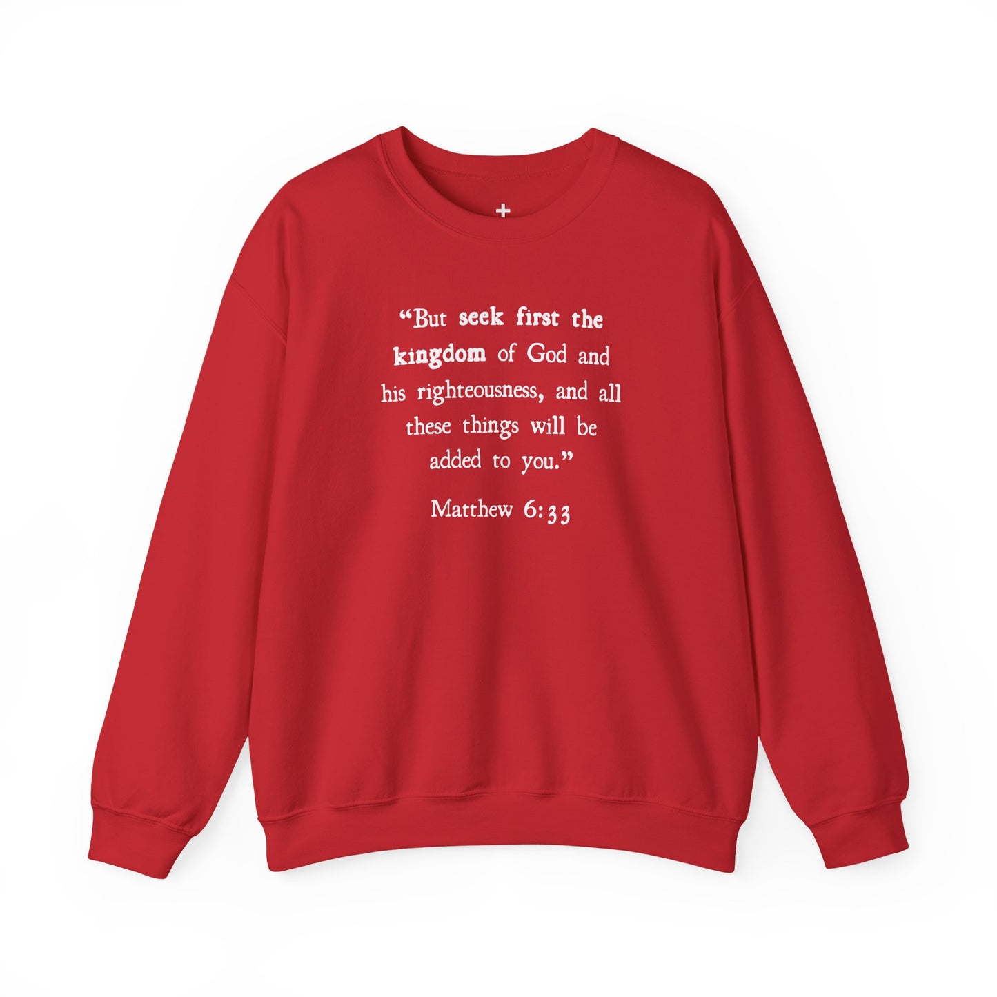Unisex Matthew 6:33 Crewneck Sweatshirt