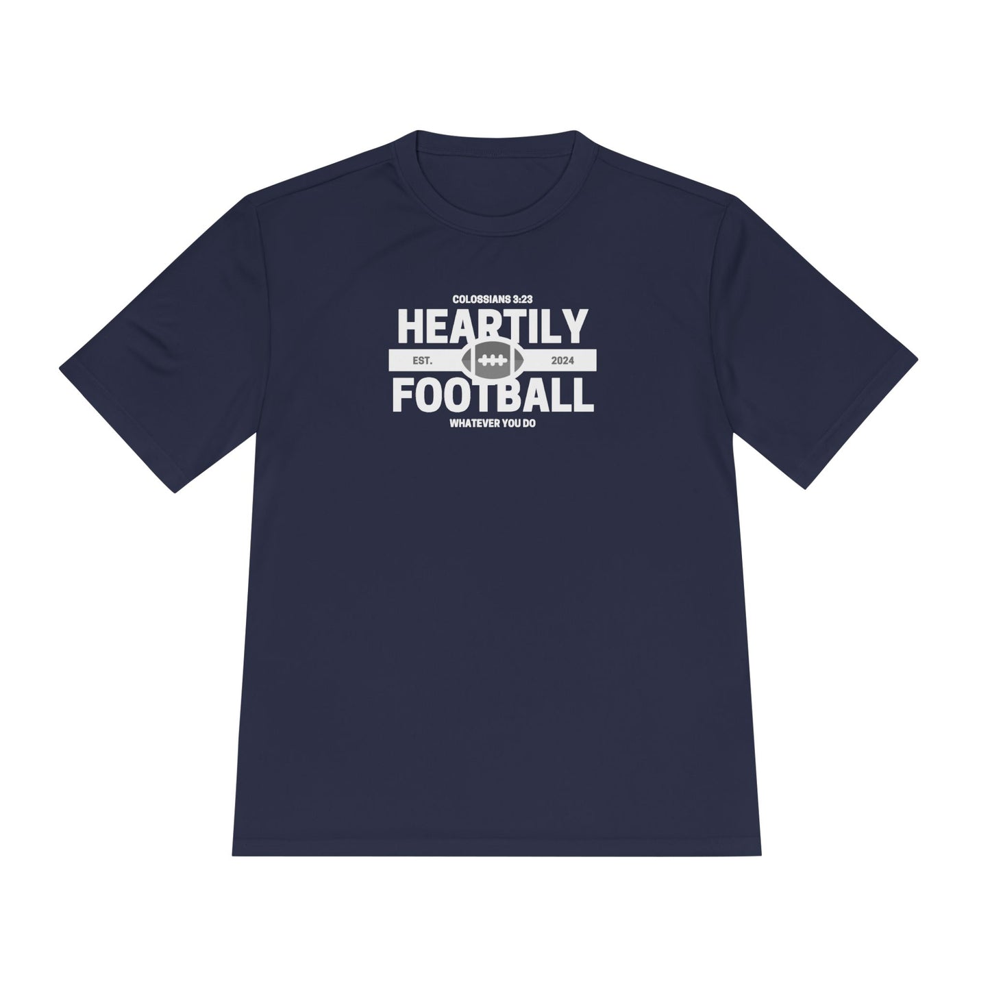 Heartily Football Moisture-Wicking Tee