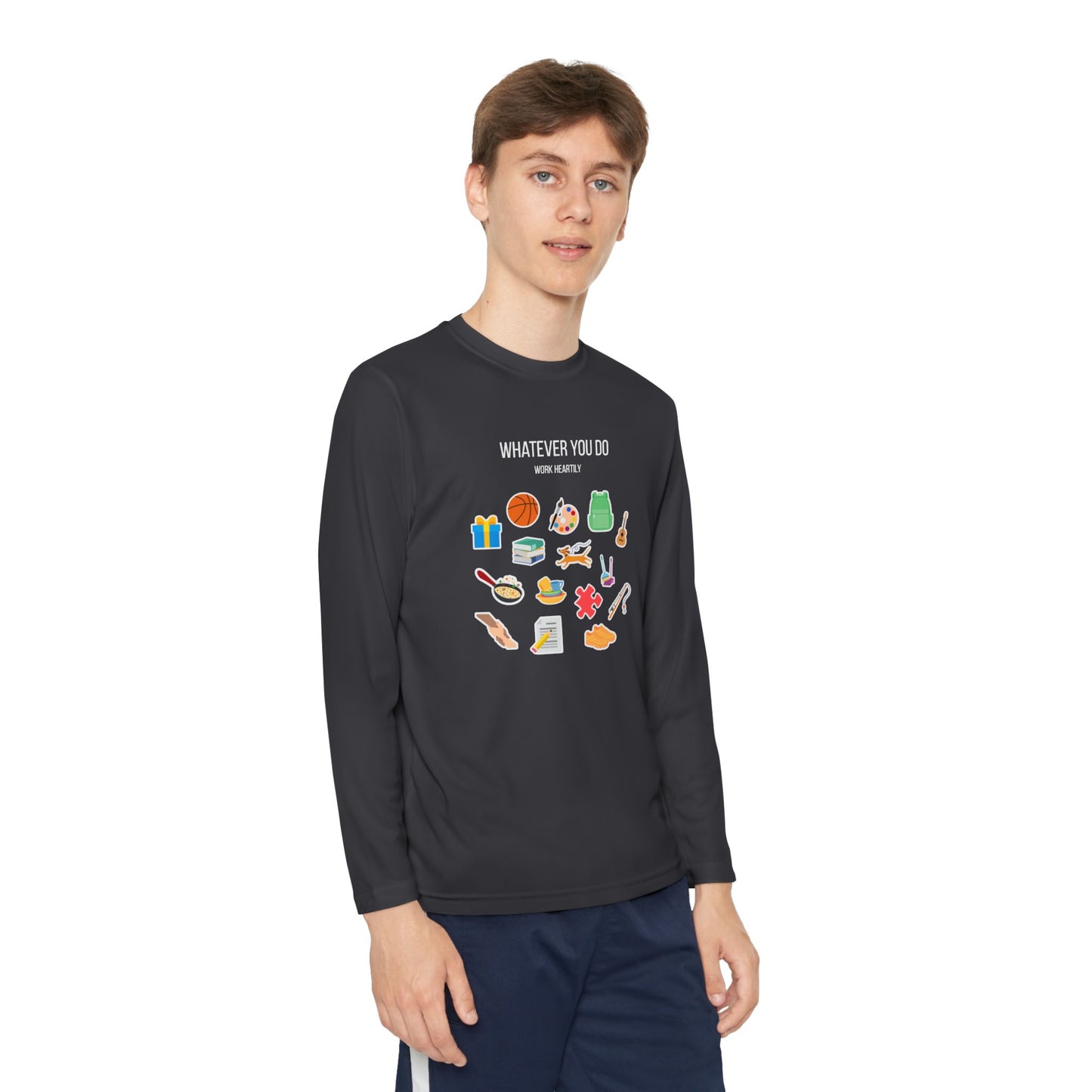 'Whatever You Do' Youth Long Sleeve Tee