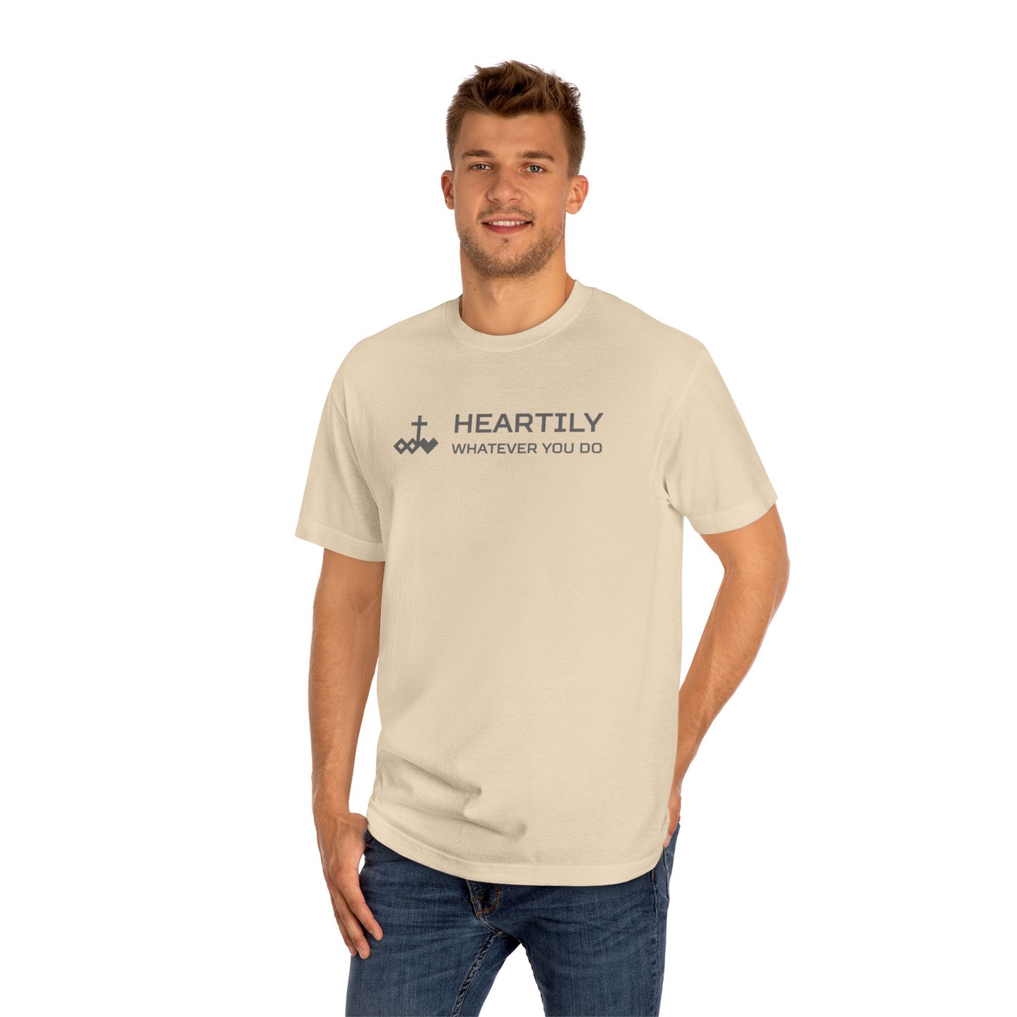 Heartily/Logo/Slogan Unisex Classic Tee