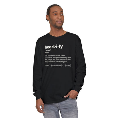 Heartily Definition Long Sleeve Tee