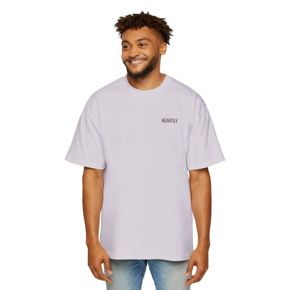 Heartily Men's Camo Logo Heavy Oversized Tee