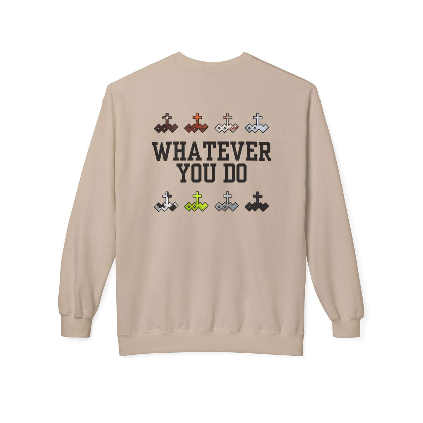 Sports Logo Crewneck Sweatshirt