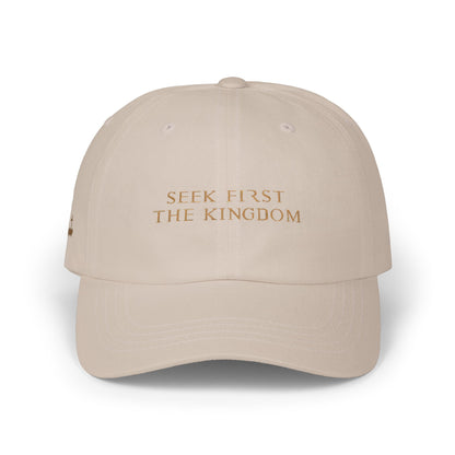 Seek First The Kingdom Dad Cap