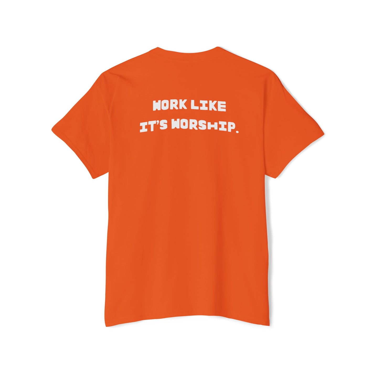 "Work Like It's Worship" Unisex Pocket Tee