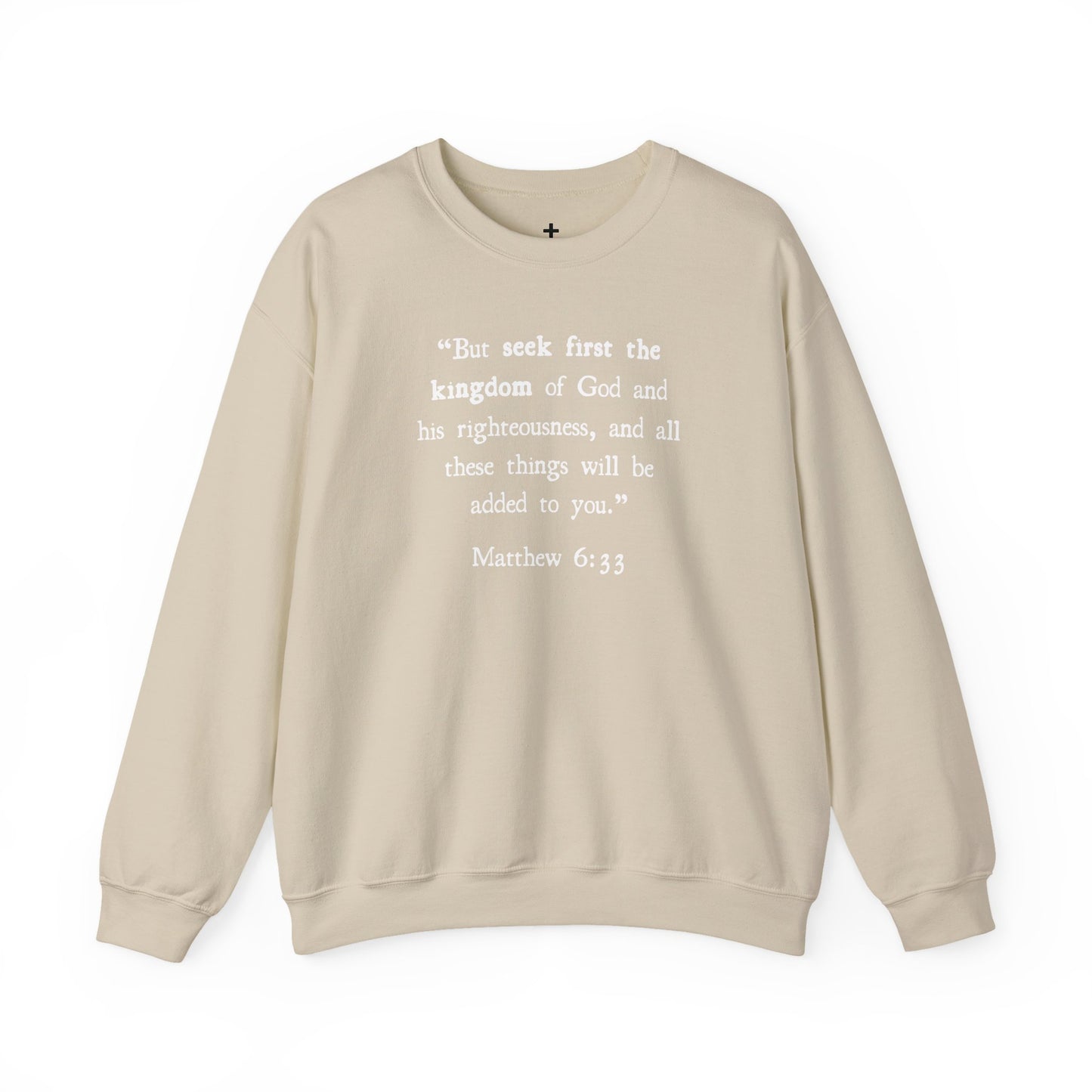 Unisex Matthew 6:33 Crewneck Sweatshirt