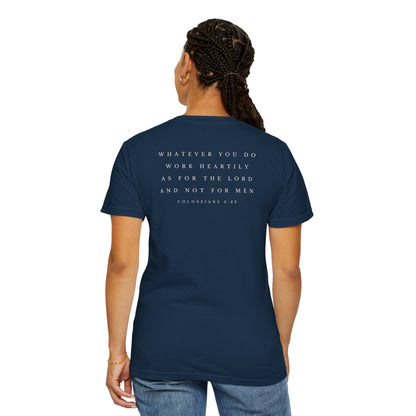 Plain Heartily Scripture T-Shirt