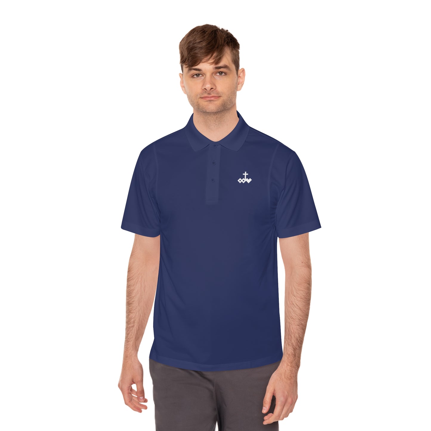 Men's Performance Polo Shirt with Logo