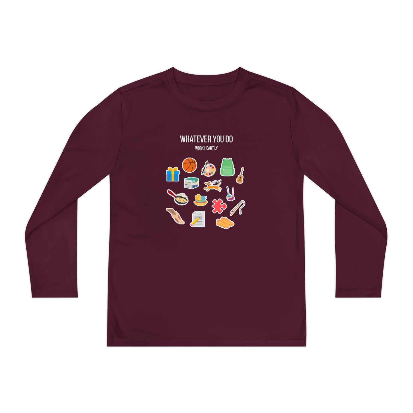 'Whatever You Do' Youth Long Sleeve Tee