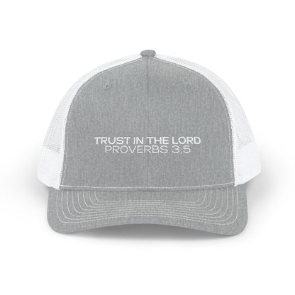 Trust in the Lord Embroidered Trucker Cap