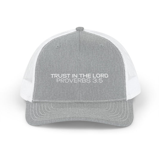 Trust in the Lord Embroidered Trucker Cap