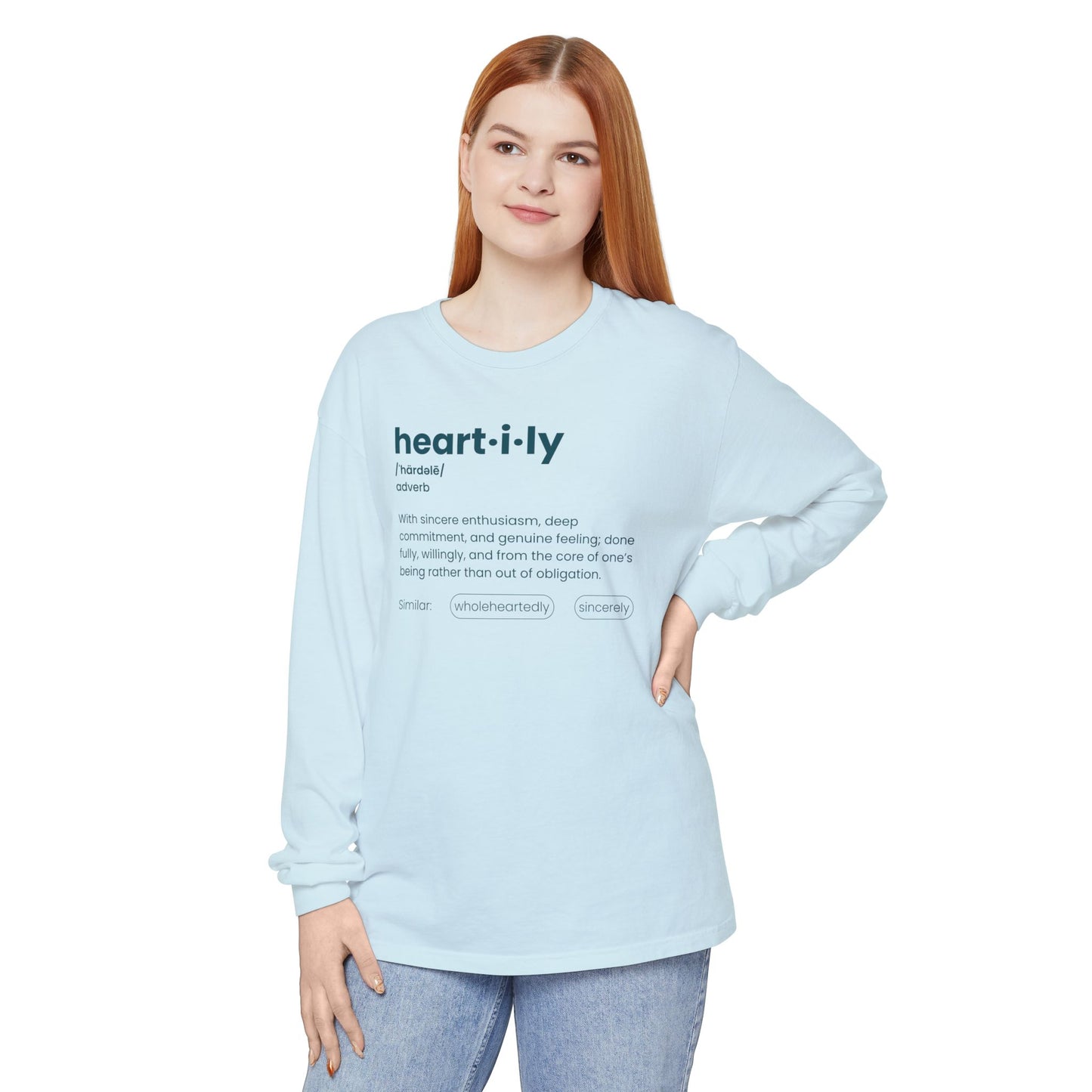 Heartily Definition Long Sleeve Tee