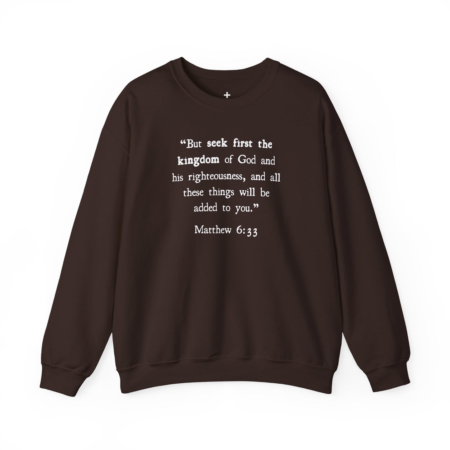 Unisex Matthew 6:33 Crewneck Sweatshirt