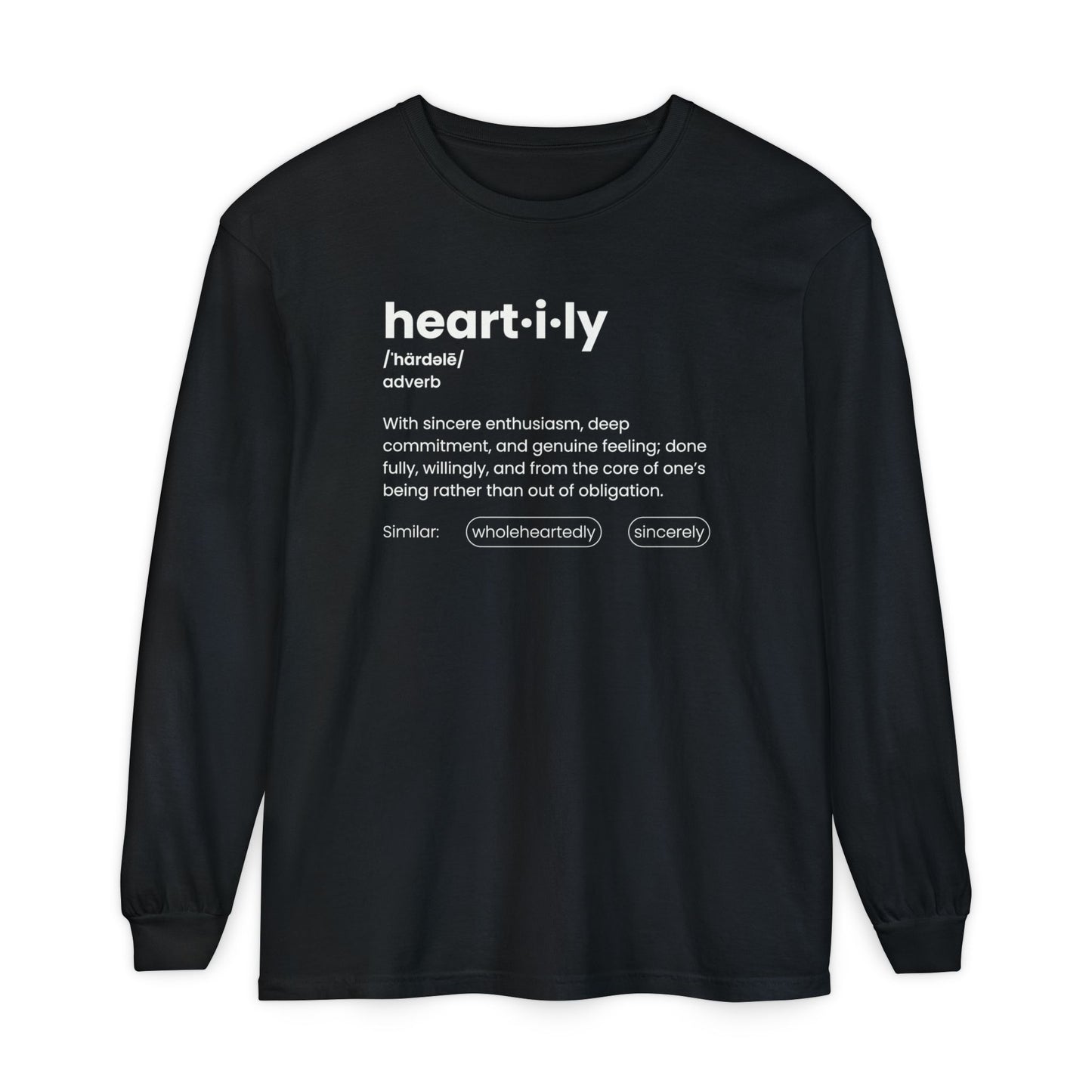 Heartily Definition Long Sleeve Tee