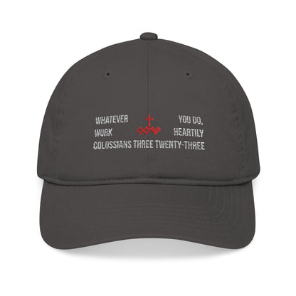 Colossians Three Twenty-Three Baseball Cap