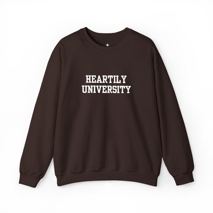 Heartily University Unisex Crewneck Sweatshirt