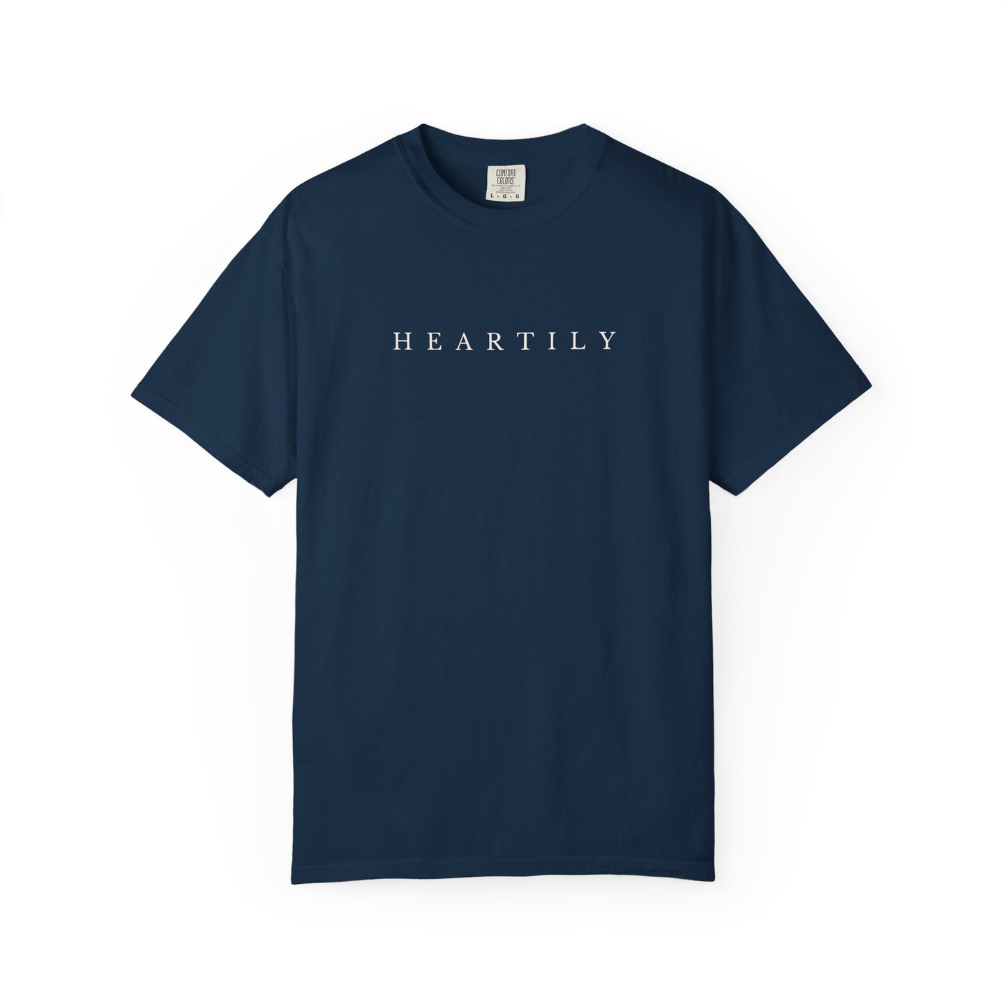 Plain Heartily Scripture T-Shirt