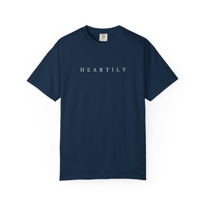 Plain Heartily Scripture T-Shirt