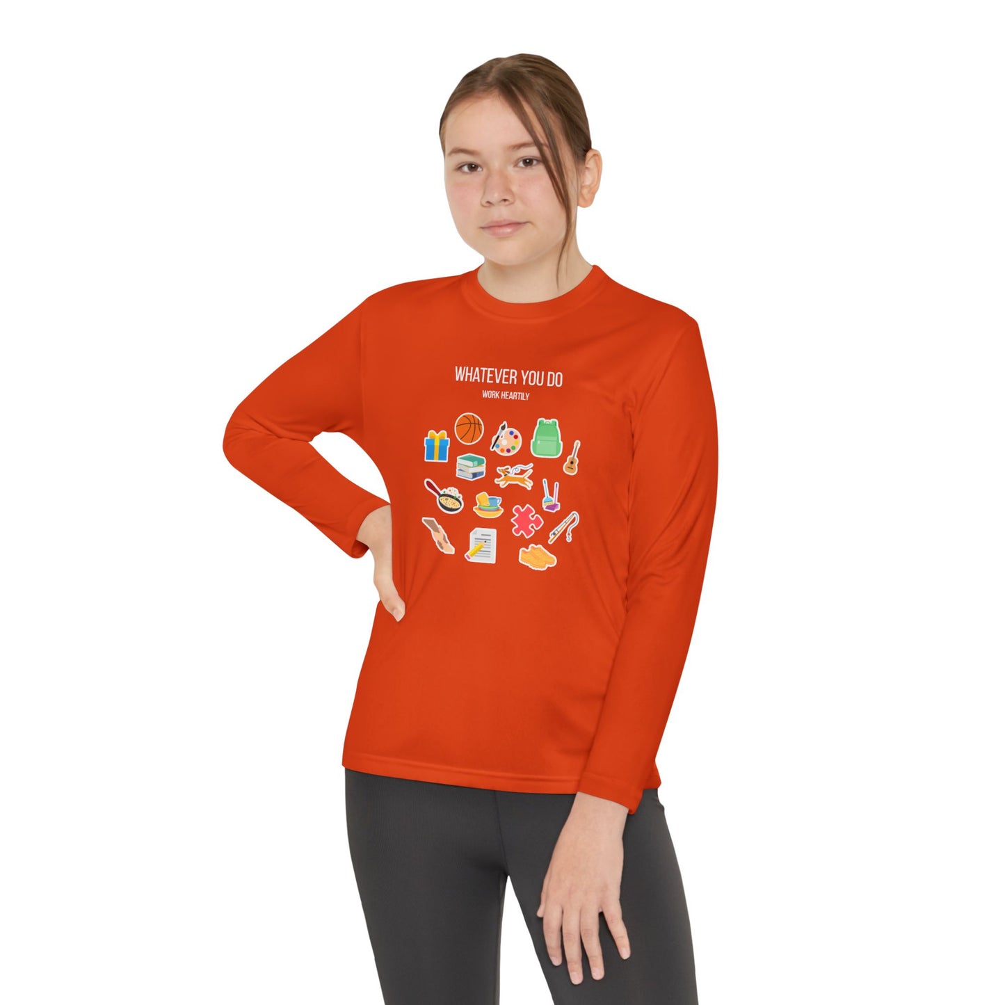 'Whatever You Do' Youth Long Sleeve Tee