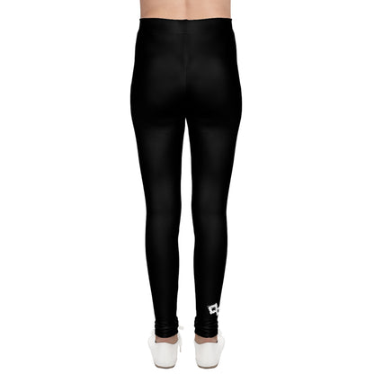 Glitch Logo Black Youth Leggings