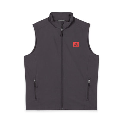 Men's Soft Shell Vest with Embroidered Logo