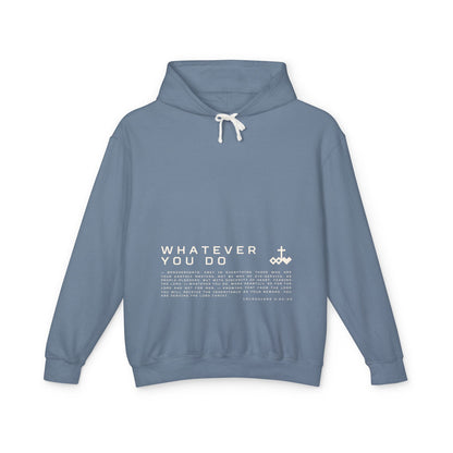 Colossians 3:22-24 Unisex Lightweight Hoodie