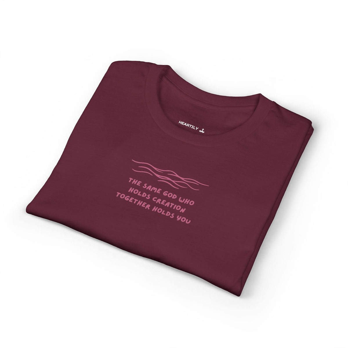 Waves & Quote Minimal T-Shirt