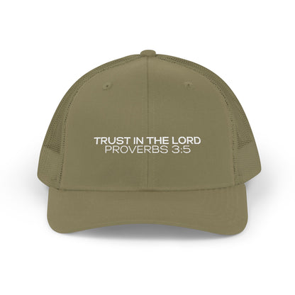 Trust in the Lord Embroidered Trucker Cap