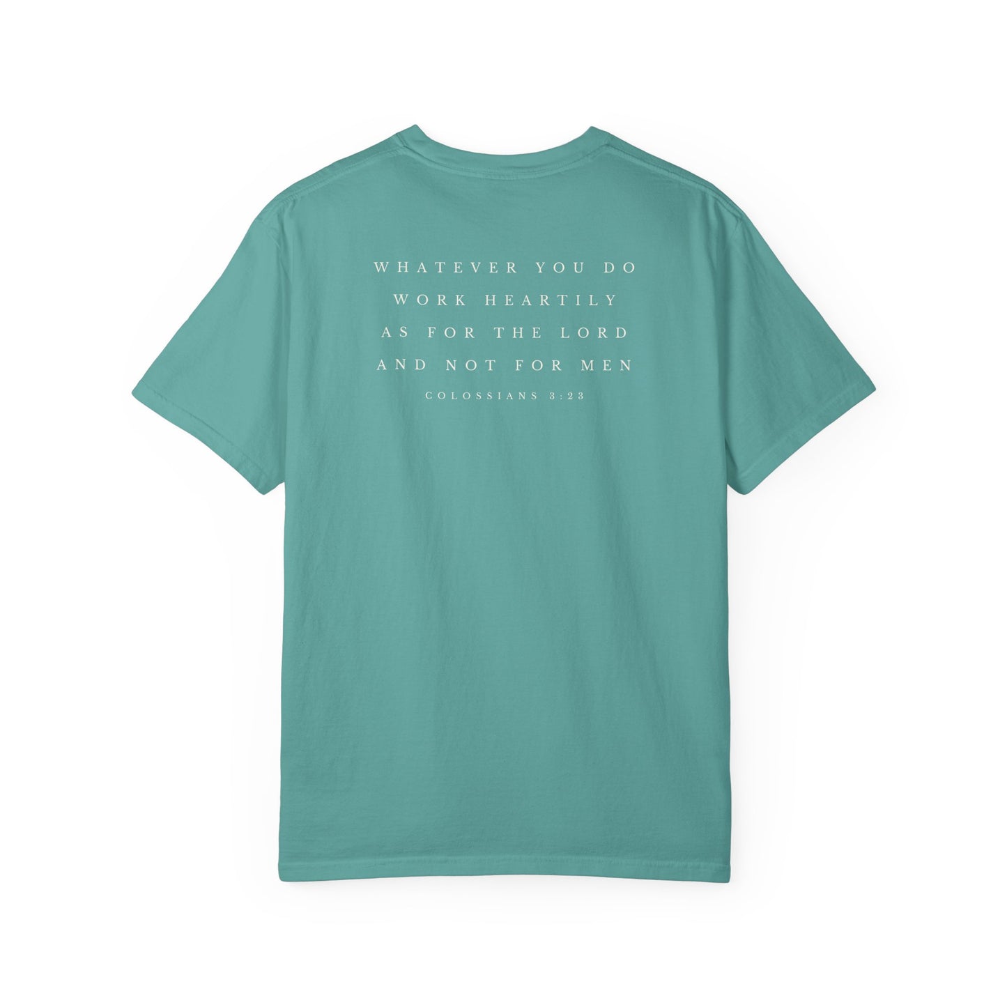 Plain Heartily Scripture T-Shirt