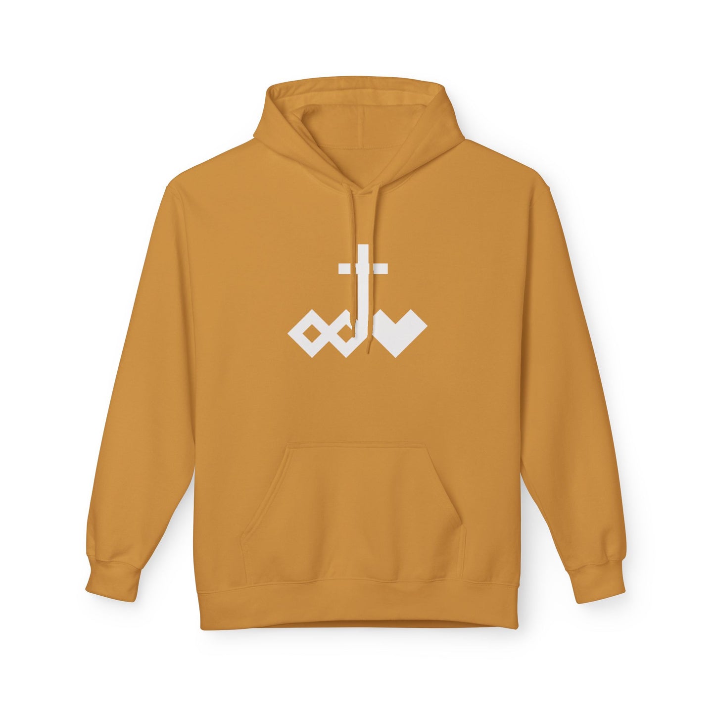 Logo Minimalist Graphic Fleece Hoodie