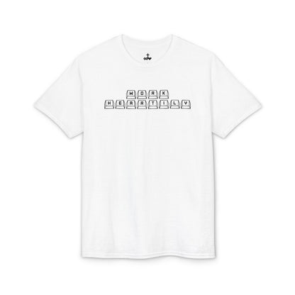 'Work Heartily' Keyboard T-Shirt
