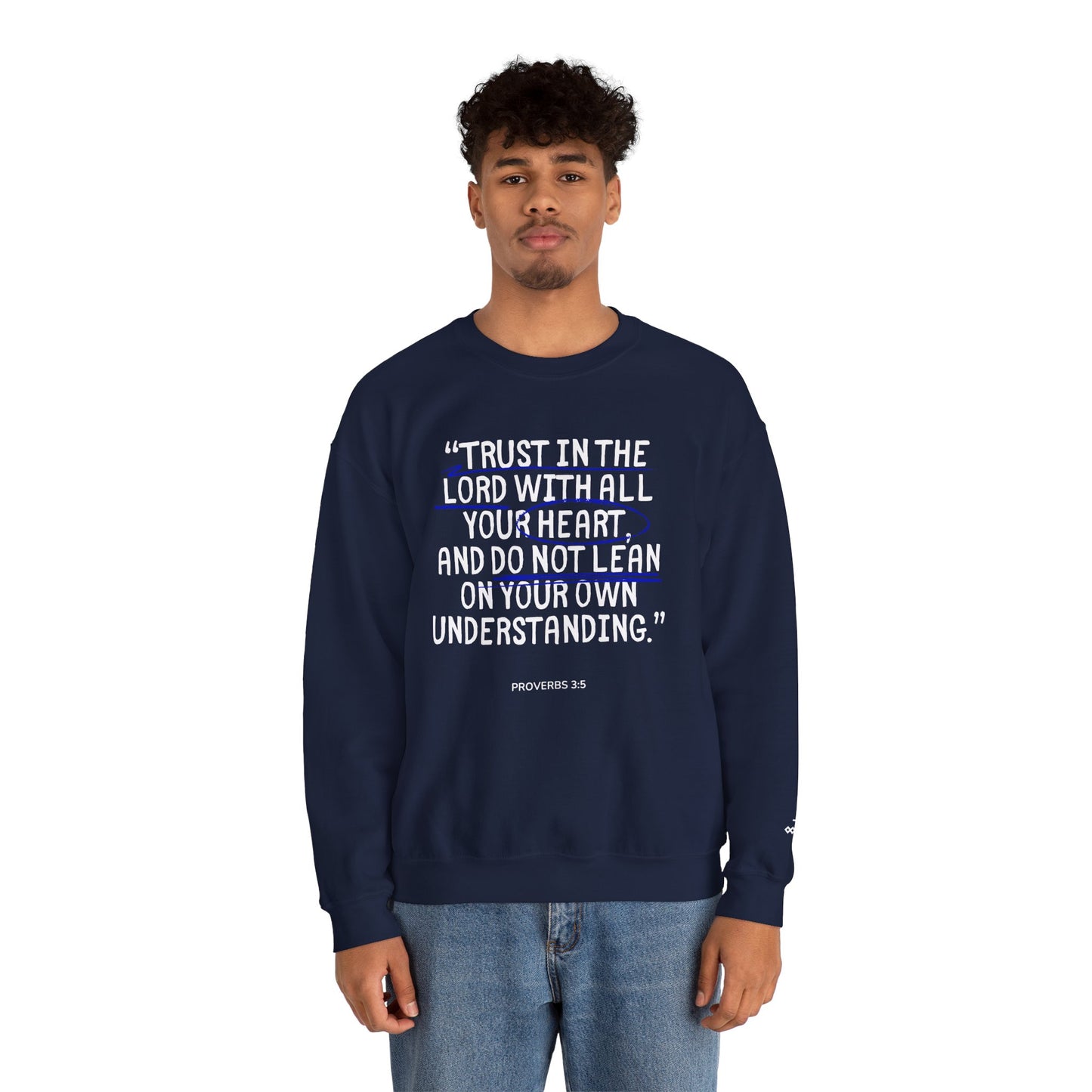 'Trust in the Lord' Proverbs 3:5 Crewneck Sweatshirt