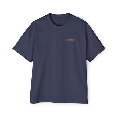 Heartily Men's Camo Logo Heavy Oversized Tee