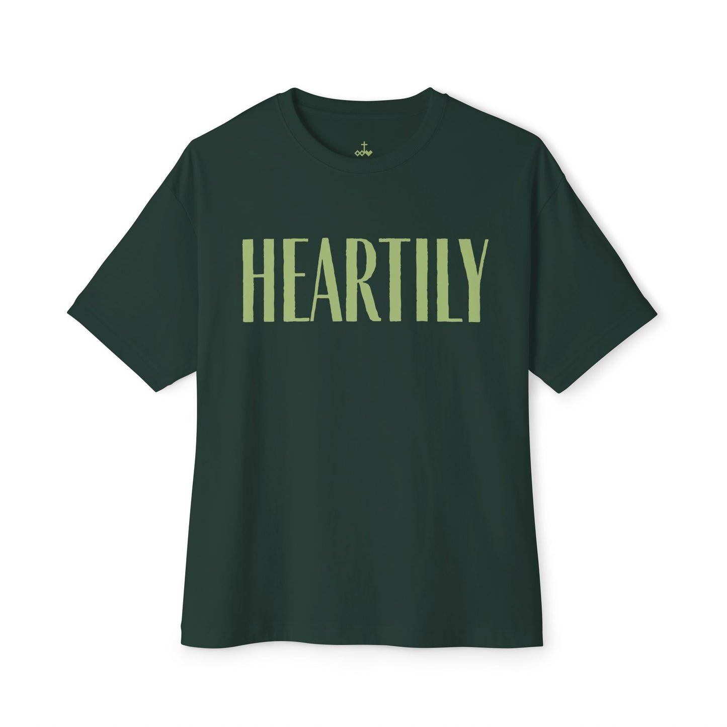 Vintage Heartily Oversized Unisex Tee