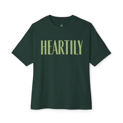 Vintage Heartily Oversized Unisex Tee