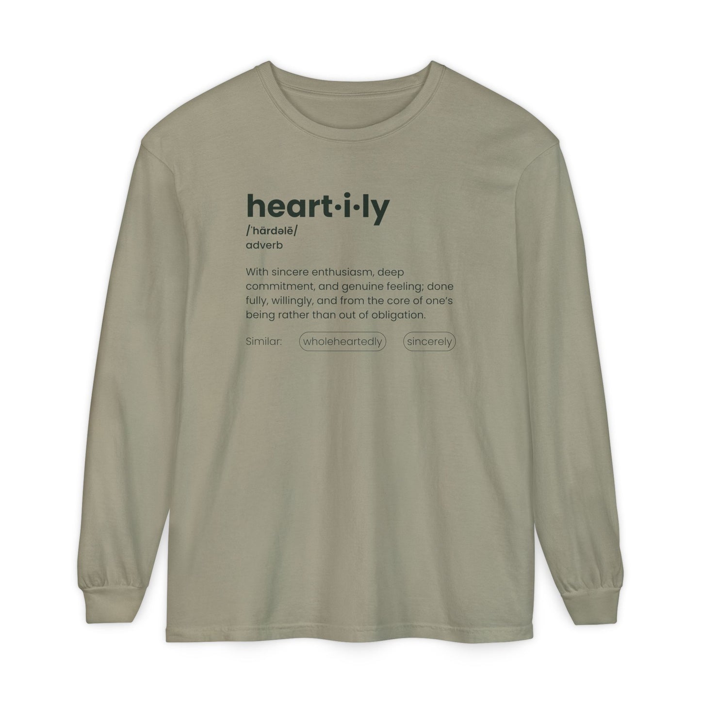 Heartily Definition Long Sleeve Tee