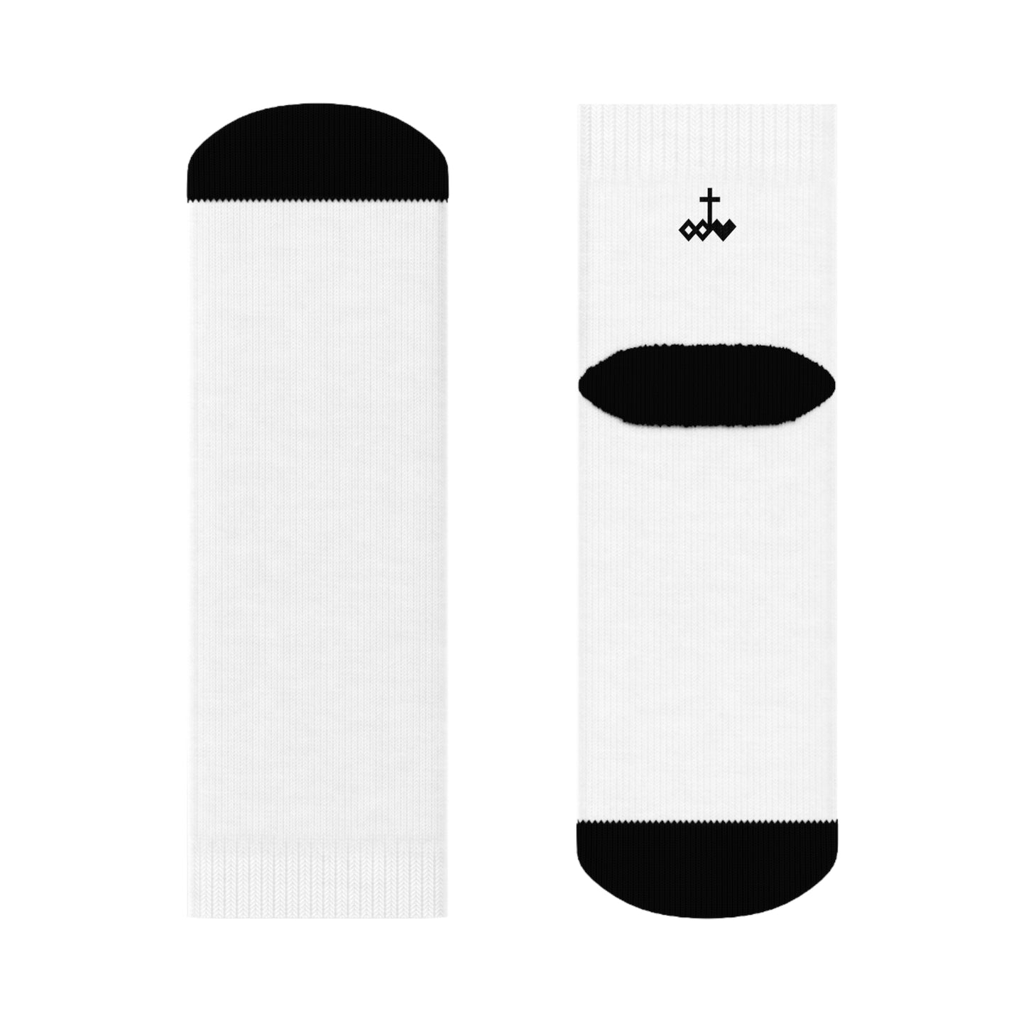 Back Logo Unisex Crew Socks