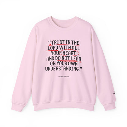'Trust in the Lord' Proverbs 3:5 Crewneck Sweatshirt