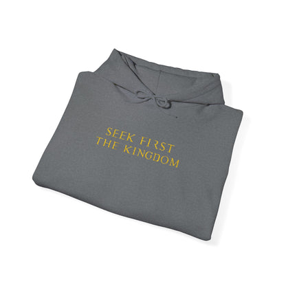 'Seek First the Kingdom' Black Pullover
