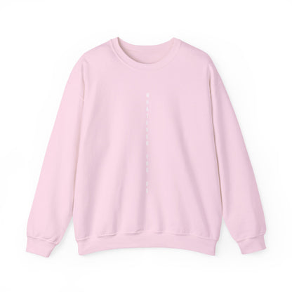 Vertical Text Crewneck Sweatshirt