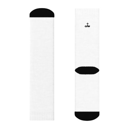 Back Logo Unisex Crew Socks