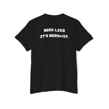 "Work Like It's Worship" Unisex Pocket Tee