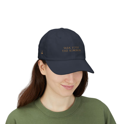 Seek First The Kingdom Dad Cap