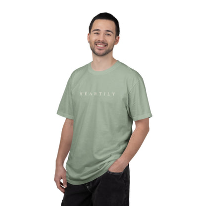 Plain Heartily Scripture T-Shirt