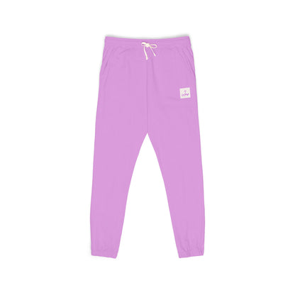 Block Bordered Logo Garment-Dyed Fleece Joggers