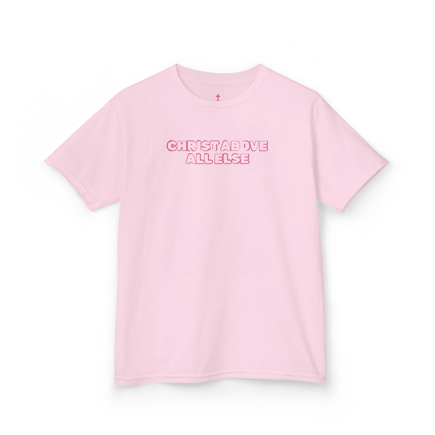 "Christ Above All Else" Kids Minimalist Graphic Tee