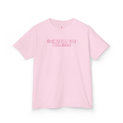 "Christ Above All Else" Kids Minimalist Graphic Tee