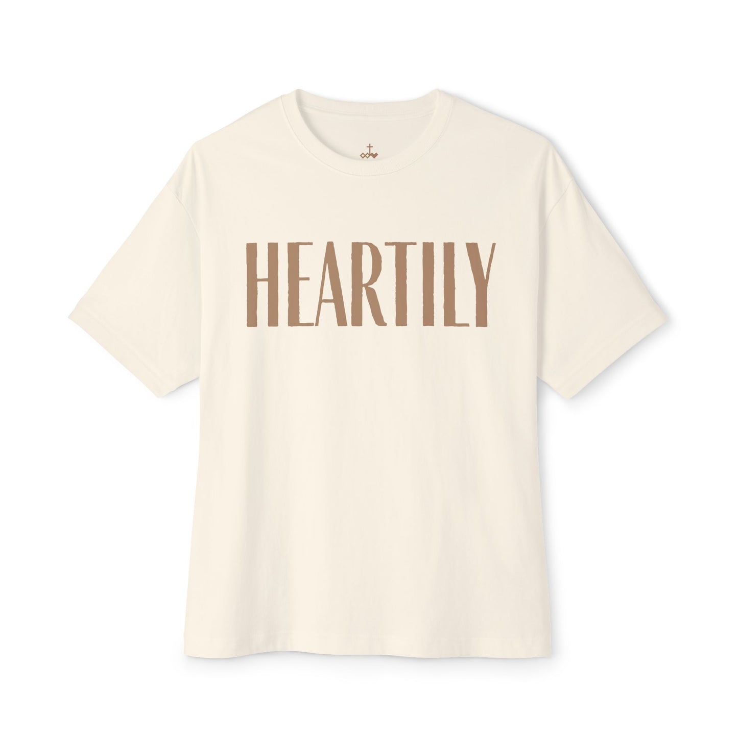 Vintage Heartily Oversized Unisex Tee