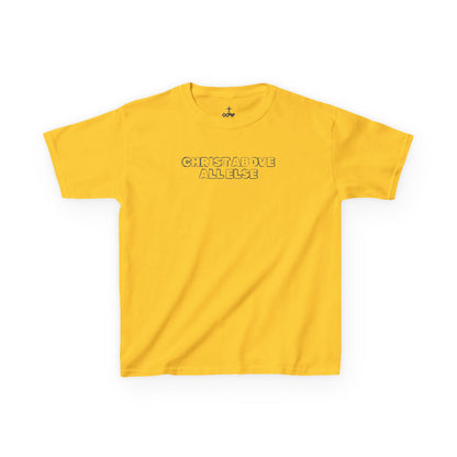 "Christ Above All Else" Kids Minimalist Graphic Tee